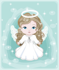 Christmas baby angel