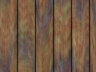 Wood texture background pattern. Dark hardwood planks surface of wooden board floor wall fence. Abstract timber decorative illustration.