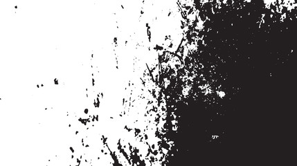 Obraz premium Black and white vintage grunge futuristic background. Abstract textured pattern, layout for design packaging, business cards, websites, postcards, posters, brochures, fabrics, covers mock-up design