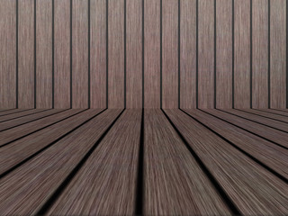 Wood texture background pattern. Dark hardwood planks surface of wooden board floor wall fence. Abstract timber decorative illustration.
