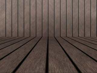 Wood texture background pattern. Dark hardwood planks surface of wooden board floor wall fence. Abstract timber decorative illustration.