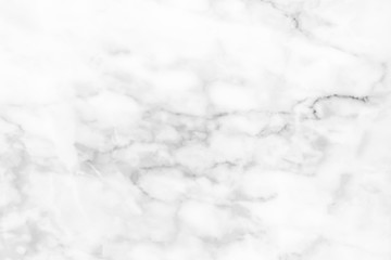 Fototapeta premium White marble texture with natural pattern for background or design art work or cover book or brochure, poster, wallpaper background and realistic business.