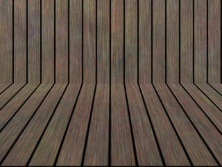 Wood texture background pattern. Dark hardwood planks surface of wooden board floor wall fence. Abstract timber decorative illustration.