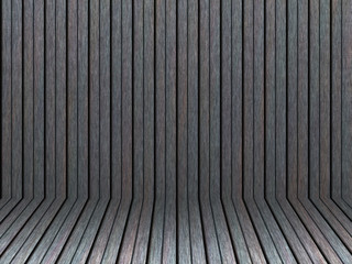 Wood texture background pattern. Dark hardwood planks surface of wooden board floor wall fence. Abstract timber decorative illustration.