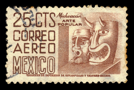 michoacan popular art, traditional masks