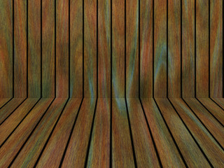 Wood texture background pattern. Dark hardwood planks surface of wooden board floor wall fence. Abstract timber decorative illustration.