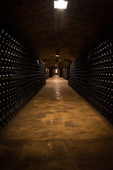 Very old winecellar in France Champagne, Reims, Epernay