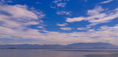 Naklejka premium beautiful blue sky at Rio de Janeiro