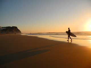 Fototapeta na wymiar Surf au Portugal