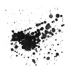 Ink stains. Ink with water. Watercolor stains.