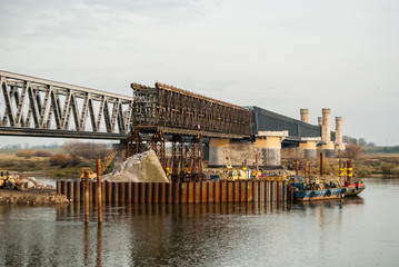 The Tczew bridge, The Vistula river, Poland, Europe