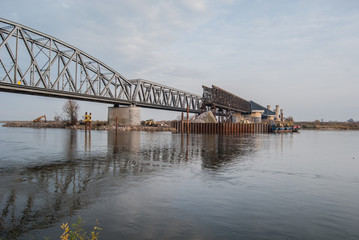 The Tczew bridge, The Vistula river, Poland, Europe
