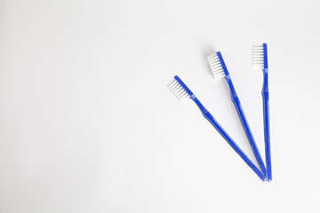 toothbrush on a white background. product at a low price
