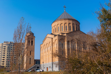 Surb Khach (Holy Cross) Church in Yerevan, architect Artak Ghulyan