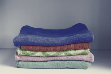 stack of towels