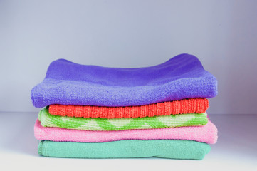 stack of towels