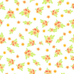 Beautiful floral watercolor pattern. Delicate and delicate. Seamless pattern. Design for fabric, textile, wallpaper, curtains, background, covers.