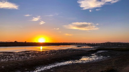 Sunset in Algarve, Portugal