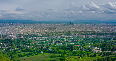 sharp view over vienna