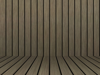 Wood texture background pattern. Dark hardwood planks surface of wooden board floor wall fence. Abstract timber decorative illustration.