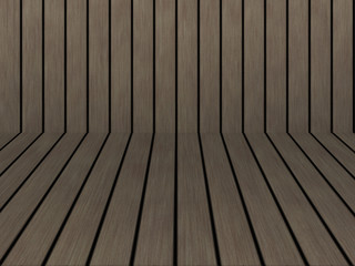 Wood texture background pattern. Dark hardwood planks surface of wooden board floor wall fence. Abstract timber decorative illustration.