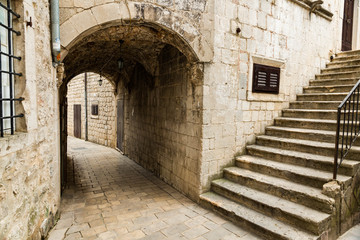 Old city of Kotor in Montenegro
