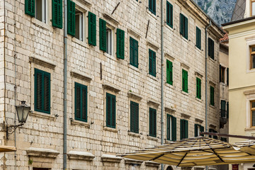 Old city of Kotor in Montenegro