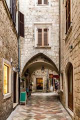 Old city of Kotor in Montenegro