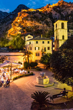 Old city of Kotor in Montenegro