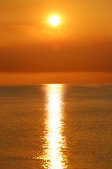 Sonnenuntergang im Freycinet Nationalpark. Tasmanien. Australien