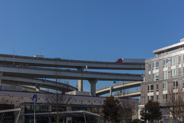 Fototapeta na wymiar Urban overpass