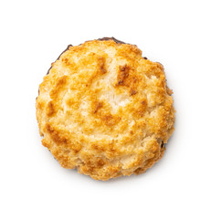 Coconut cookies with chocolate.