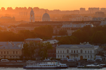 Fototapeta premium View from Isaak cathedral in Saint-Petersburg, Russia