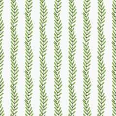Seamless Pattern with Tamarind Branch