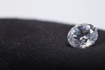 Close up shot of beautiful color crystal zirconia diamond beads for jewelry 