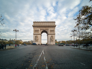 Fototapeta na wymiar Arc de triomphe Place de l'Etoile Paris