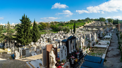 The Santa Maria Addolorata Cemetery in Paola, Malta is known as the Addolorata Cemetery, it opened in 1869 and is the largest cemetery in Malta.