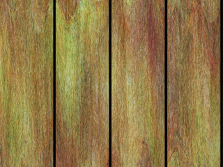 Wood texture background pattern. Dark hardwood planks surface of wooden board floor wall fence. Abstract timber decorative illustration.