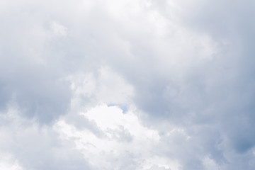 Fototapeta premium Rain storm clouds before the storm in the middle of summer