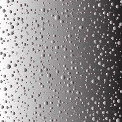 abstract metal background with bubbles