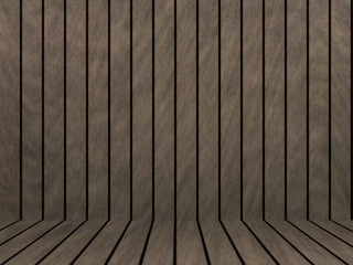 Wood texture background pattern. Dark hardwood planks surface of wooden board floor wall fence. Abstract timber decorative illustration.