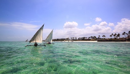 Obraz premium Zanzibar fishing boat