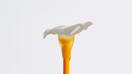 ceramic tab for tooth restoration on a white background