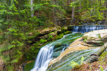 The waterfall in mountain