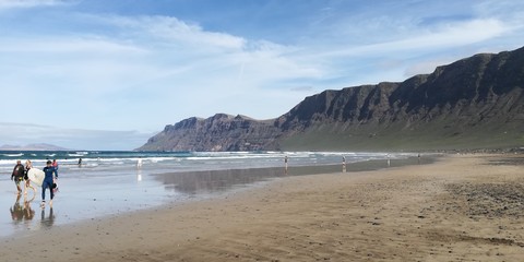 Caleta de Famara, Lanzarote, Spain