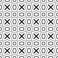 Abstract thin line seamless pattern. Linear ornamental geometric background. Wrapping paper. Vector illustration.          