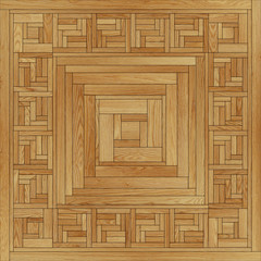 Seamless square tiles wood parquet various brown