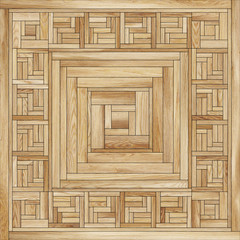 Seamless square tiles wood parquet light brown