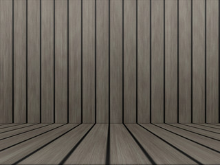 Wood texture background pattern. Dark hardwood planks surface of wooden board floor wall fence. Abstract timber decorative illustration.