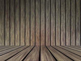 Wood texture background pattern. Dark hardwood planks surface of wooden board floor wall fence. Abstract timber decorative illustration.